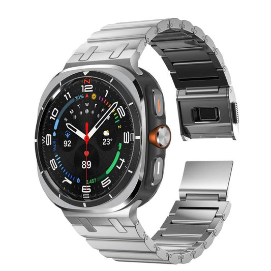 One Bead Titanium Metal Watch Band, For Samsung Galaxy Watch Ultra 47mm