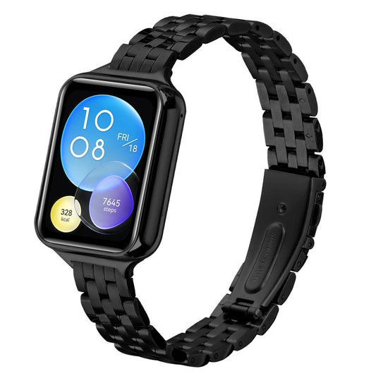 Five Beads Slingshot Buckle Steel Watch Band, For Xiaomi Mi Band 8 Pro