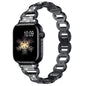 Oval Diamonds Steel Watch Band, For Apple Watch 46mm / 49mm / 45mm / 44mm, For Apple Watch 42mm / 41mm / 40mm / 38mm