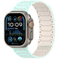 Colorful Spirit Piano Soft Magnetic Two-tone Watch Band, For Apple Watch 46mm / 49mm / 45mm / 44mm